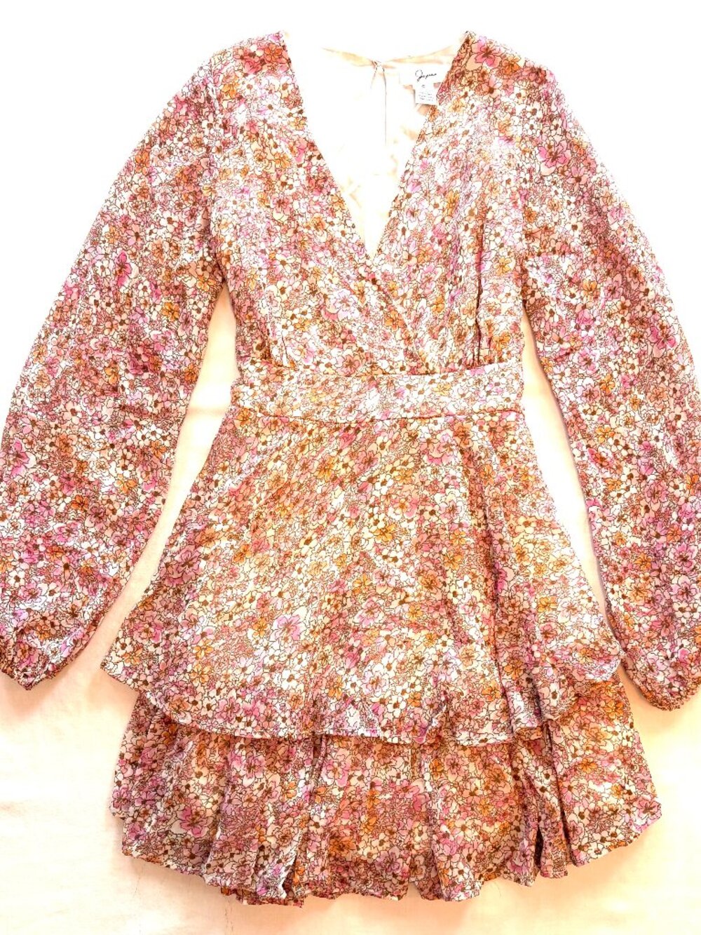 Japna pink mini dress S boho